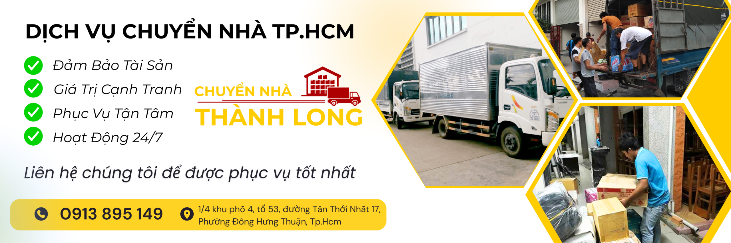 Chuyển Nhà Thành Long Giá Rẻ Tphcm