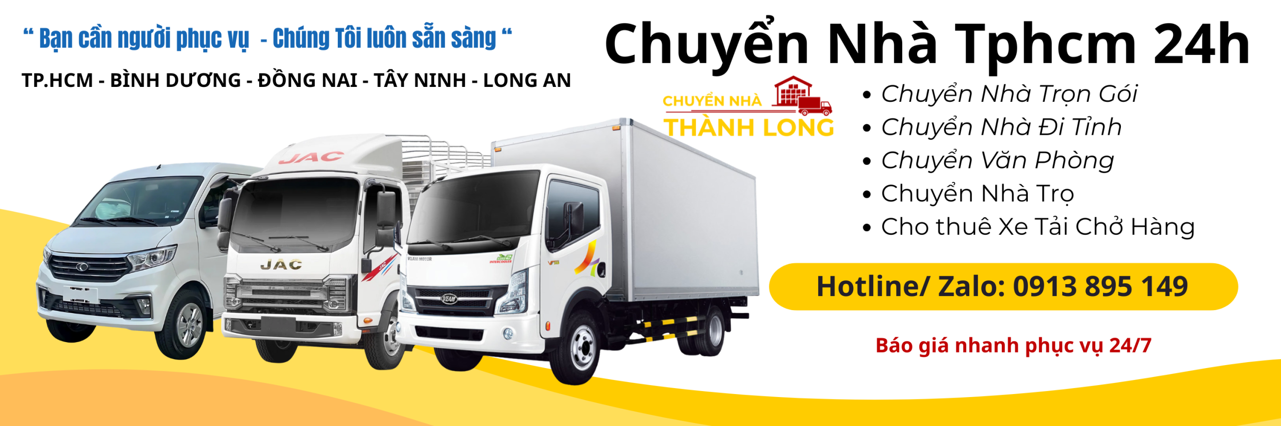 Chuyển Nhà Thành Long Giá Rẻ Tphcm
